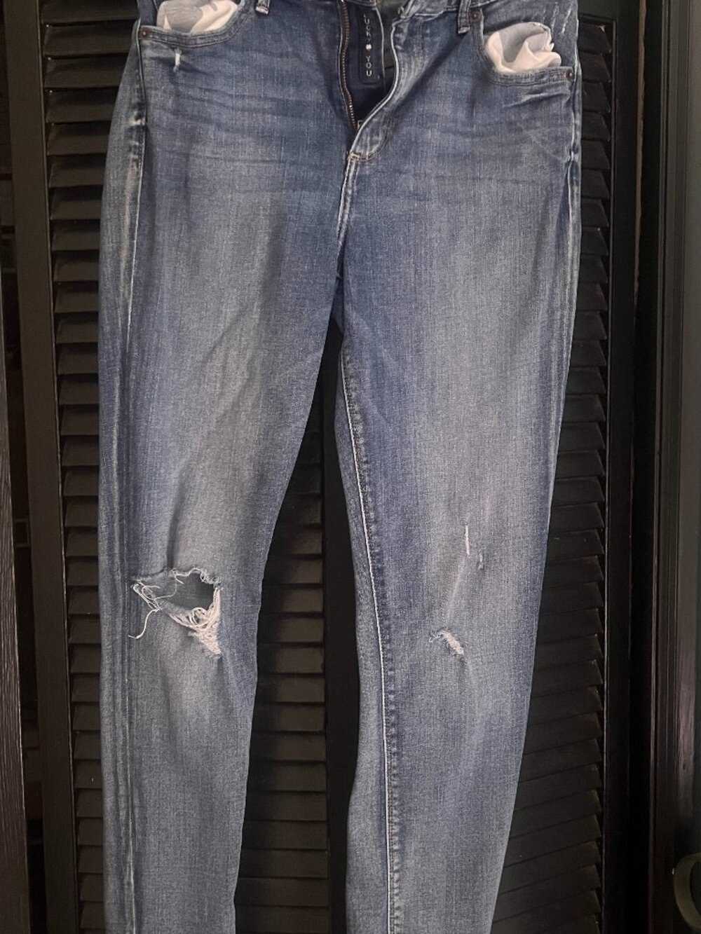 Lucky Brand High Rise Distressed  Bridgette Skinny Jeans Sz 6
